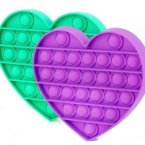 Heart Alphabet Pop It Fidget Toy